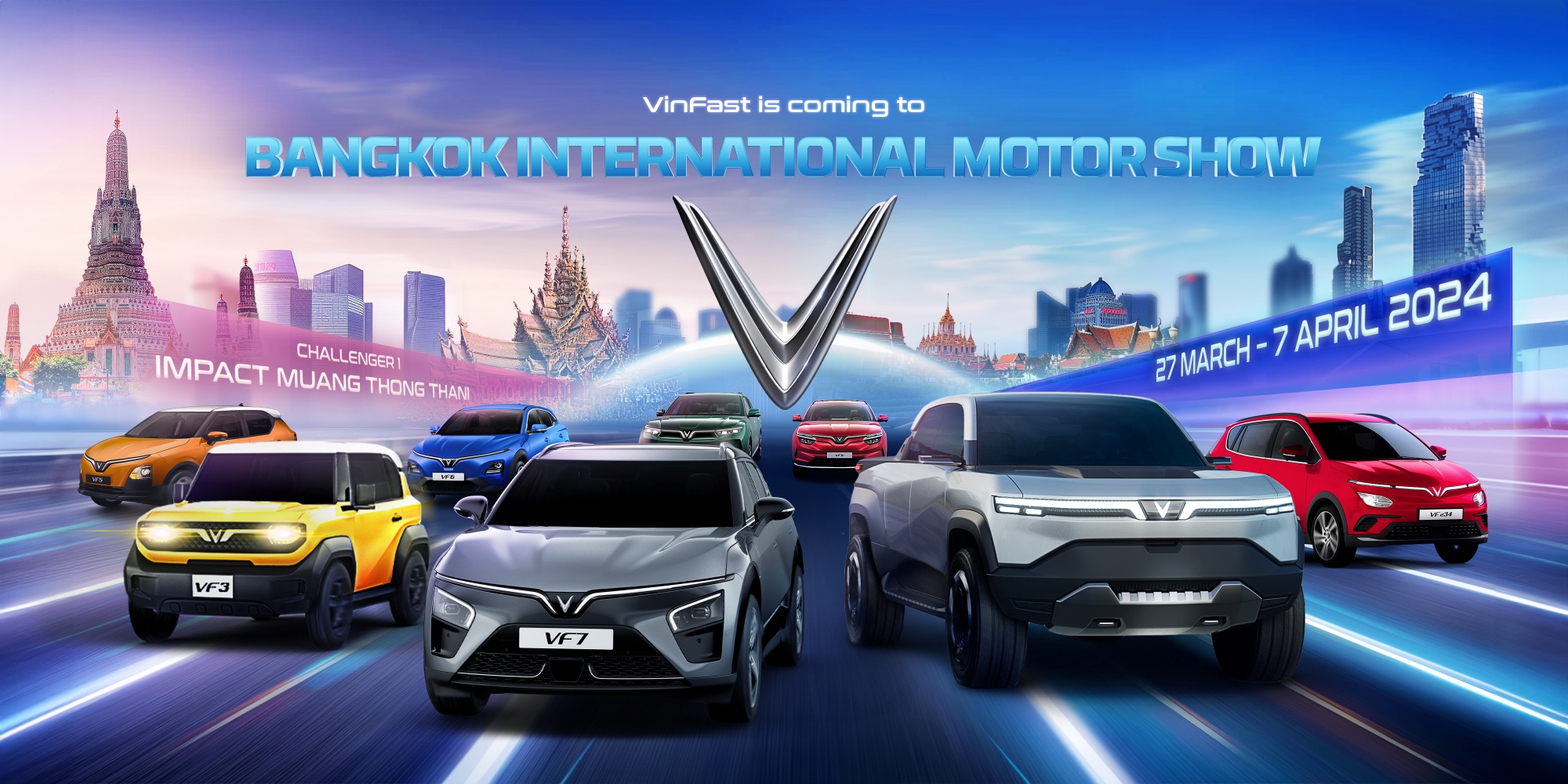 VINFAST TO PARTICIPATE IN BANGKOK INTERNATIONAL MOTOR SHOW 2024 